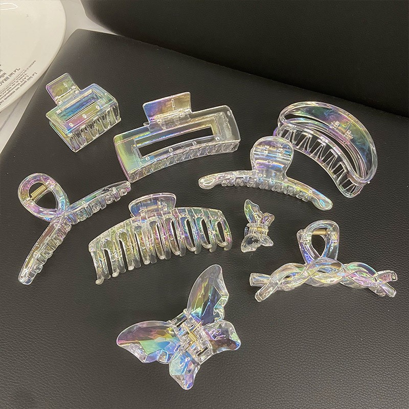 Kẹp Tóc Acrylic Trong Suốt Thời Trang Hàn Quốc