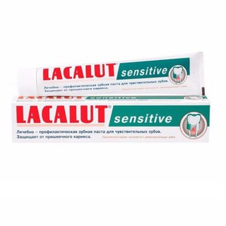 Sản phẩm chính hãng- kem đánh răng ngừa ê buốt lacalut sensitive 75ml .dalieu3