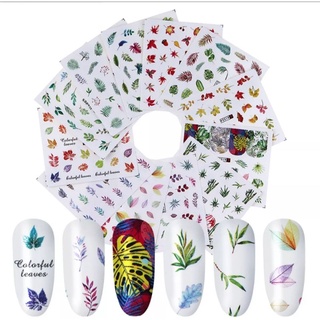 Bộ 7 tờ / 12 tờ sticker dán móng tay.