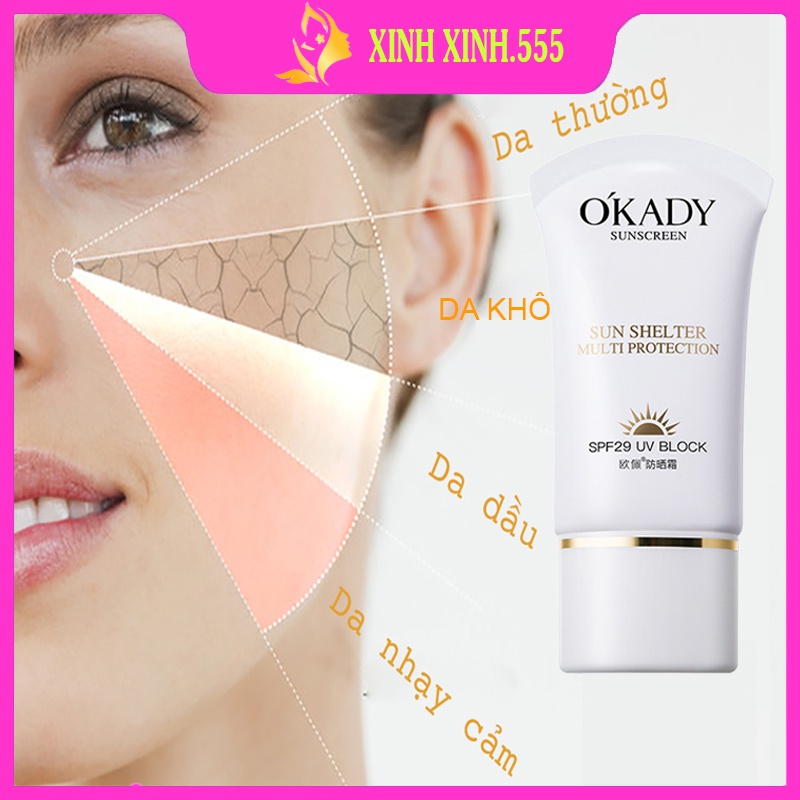 Kem chống nắng OPEI,da mặt,body,toàn thân,dành cho cả nam nữ,giảm dầu,bảo vệ khỏi tia UVA và UVB,30g