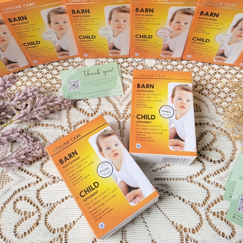 DHA cho bé, dầu cá kim cương Nauy, Lifeline care, giúp bổ sung DHA cho bé, bé thông minh khỏe mạnh hơn