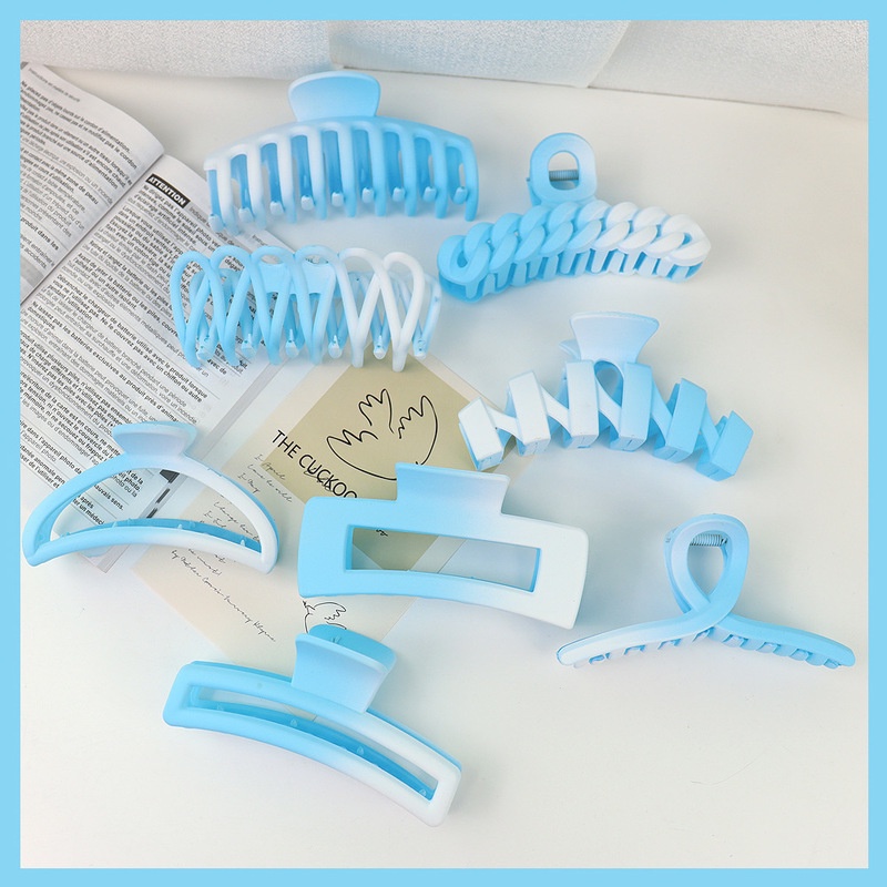 Kẹp Tóc Acrylic Màu Gradient Đơn Giản Thời Trang Hàn Quốc Dành Cho Nữ