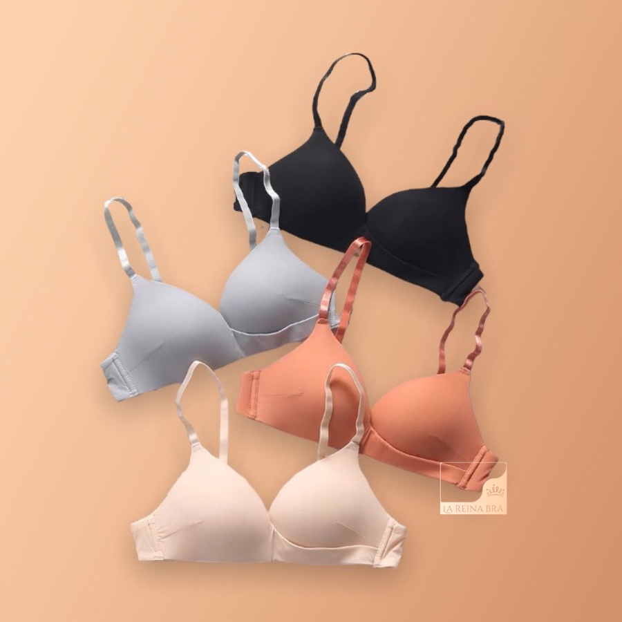 ÁO NGỰC NỮ không gọng LAREINA BRA - LRAB031 nâng ngực, vạt chéo nhiều màu LRAB031