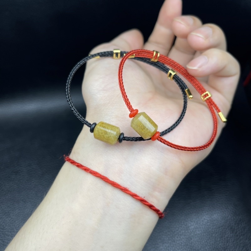Vòng Tay Lu Thống Tóc Vàng - Vạn Sự Hanh Thông