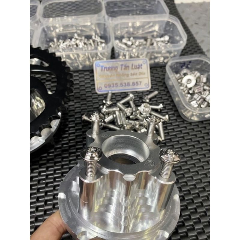 Ốc salaya 8li 2 cùi dĩa - đĩa thắng - bá heo mọi loại xe