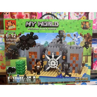 Mã 10046 - Xếp hình lắp ghép lê gô MY WORLD