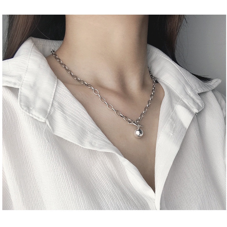 Dây Chuyền Mặt Tròn Đơn Giản Thời Trang Cho Nữ