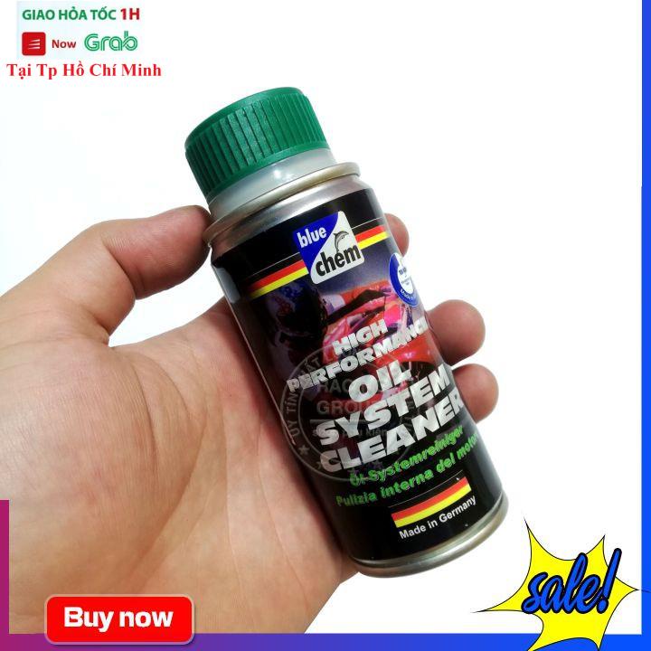 Chai Nắp Xanh Tẩy Cặn Động Cơ Xe Máy Oil System Cleaner