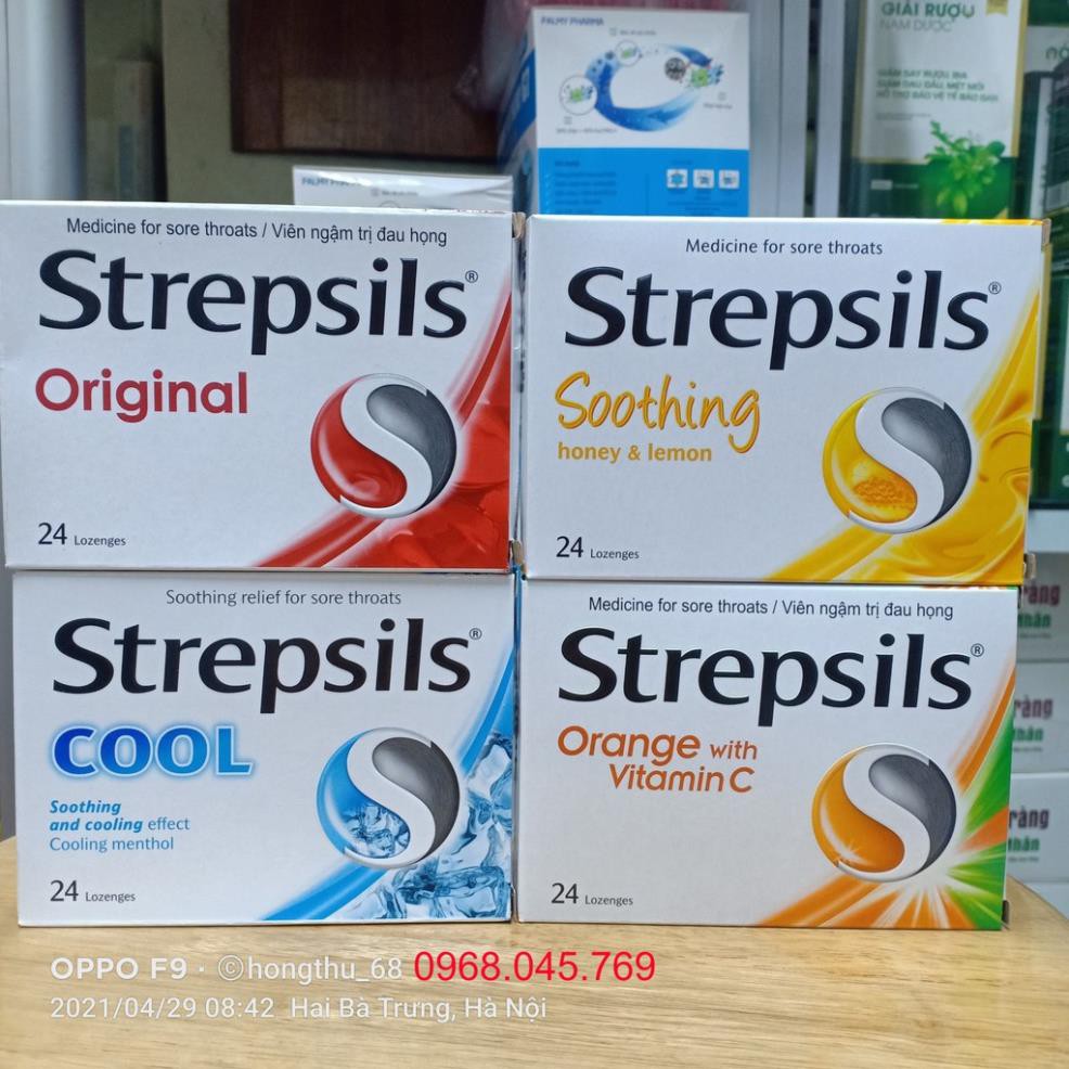 Viên Ngậm Ho Strepsils