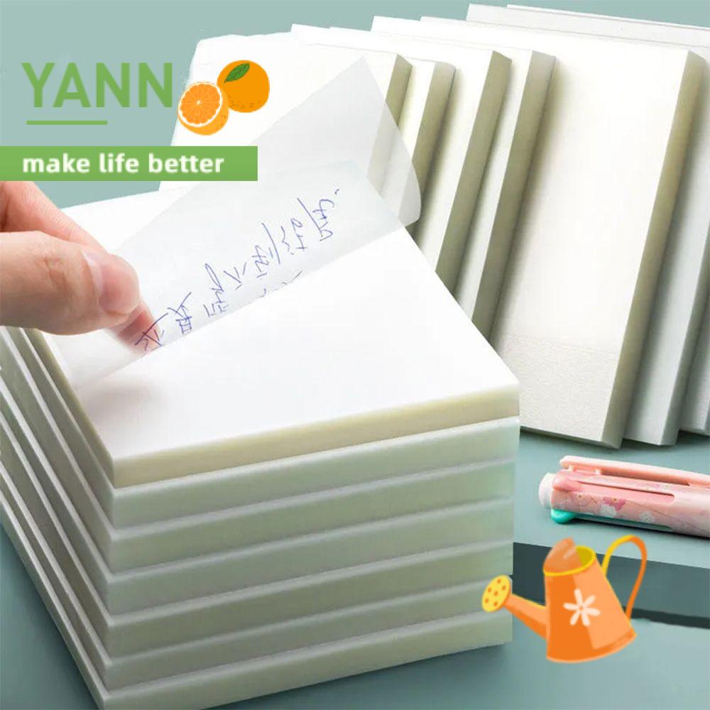 Set 50 tờ giấy ghi chú trong suốt chống thấm nước tiện lợi
