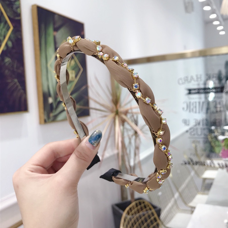 Băng Đô Đính Đá Kim Cương Giả Phong Cách Hàn Quốc