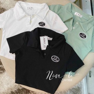 áo crop polo 10197