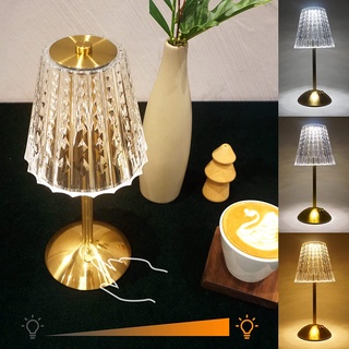 Đèn LED Để Bàn Bằng Acrylic Không Dây Thông Minh Có Thể Sạc Lại