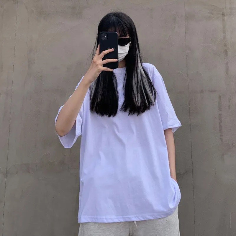 [Mã FAMARAL1 giảm 10K đơn 50K] Áo thun trơn tay lỡ form rộng unisex Tiger.86 AFR355