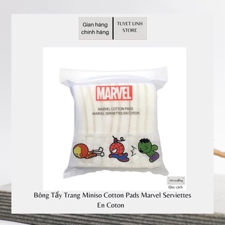Bông Tẩy Trang Miniso Cotton Pads Marvel Serviettes En Coton - 180 Miếng