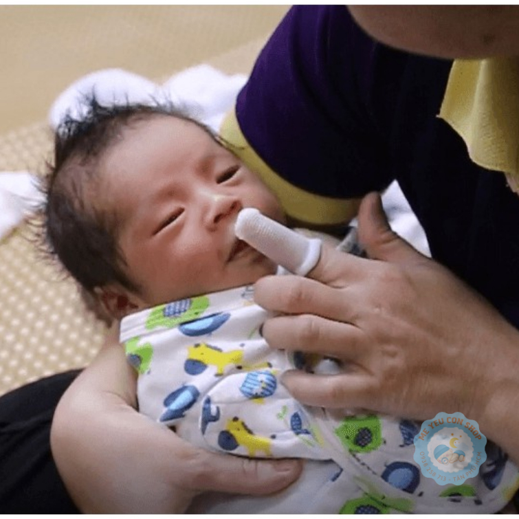 [TẶNG KHẨU TRANG] Hộp 30 gói Gạc rơ lưỡi Dr Papie vệ sinh răng miệng cho bé  (katydang)