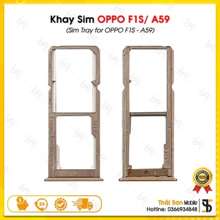 Khay sim oppo f1s / a59 - khay đựng thẻ sim điện thoại oppo zin bóc máy