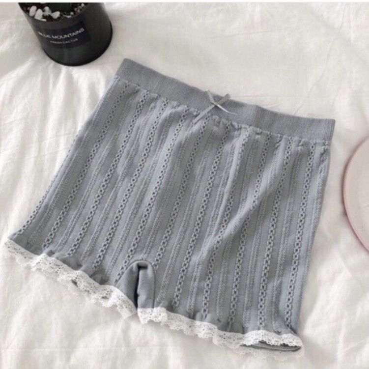 Quần đùi mặc trong váy gân tăm siêu co dãn