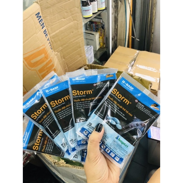 { kẹo chuột STORM - gói 1kg. trị chuột nhờn thuốc }