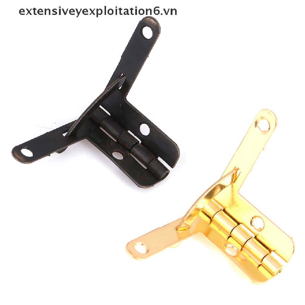 Bộ 10 Cái 90 Cái 90 Cái 90 Cái E6VN / E6VN Chất Lượng Cao° Bản Lề Hộp Gỗ 22 * 28MM Dùng Để Đựng Trang Sức / Rượu Vang Ốp