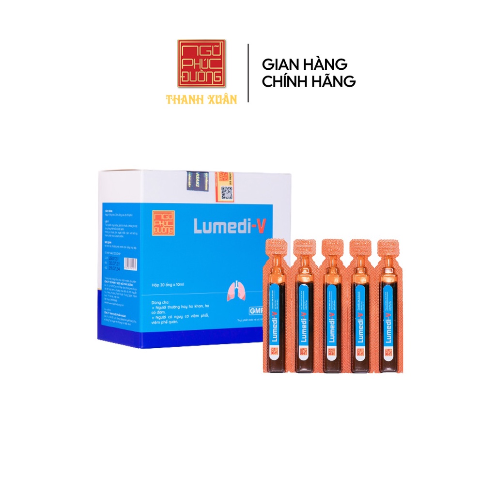 Lumedi-V - Hỗ trợ tăng cường sức khỏe hô hấp của Ngũ Phúc Đường