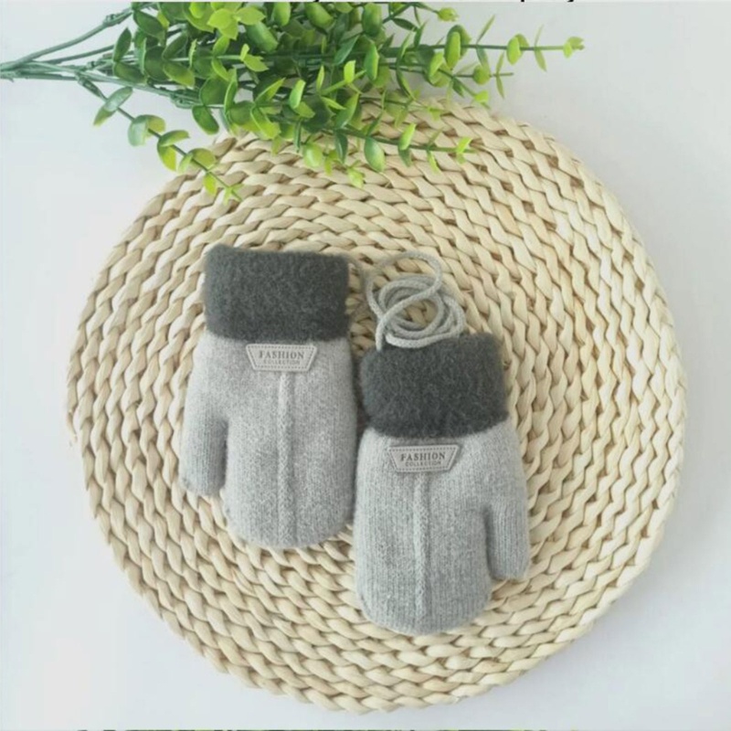 Găng Tay Len Mùa Đông Cho Bé 1-7 Tuổi