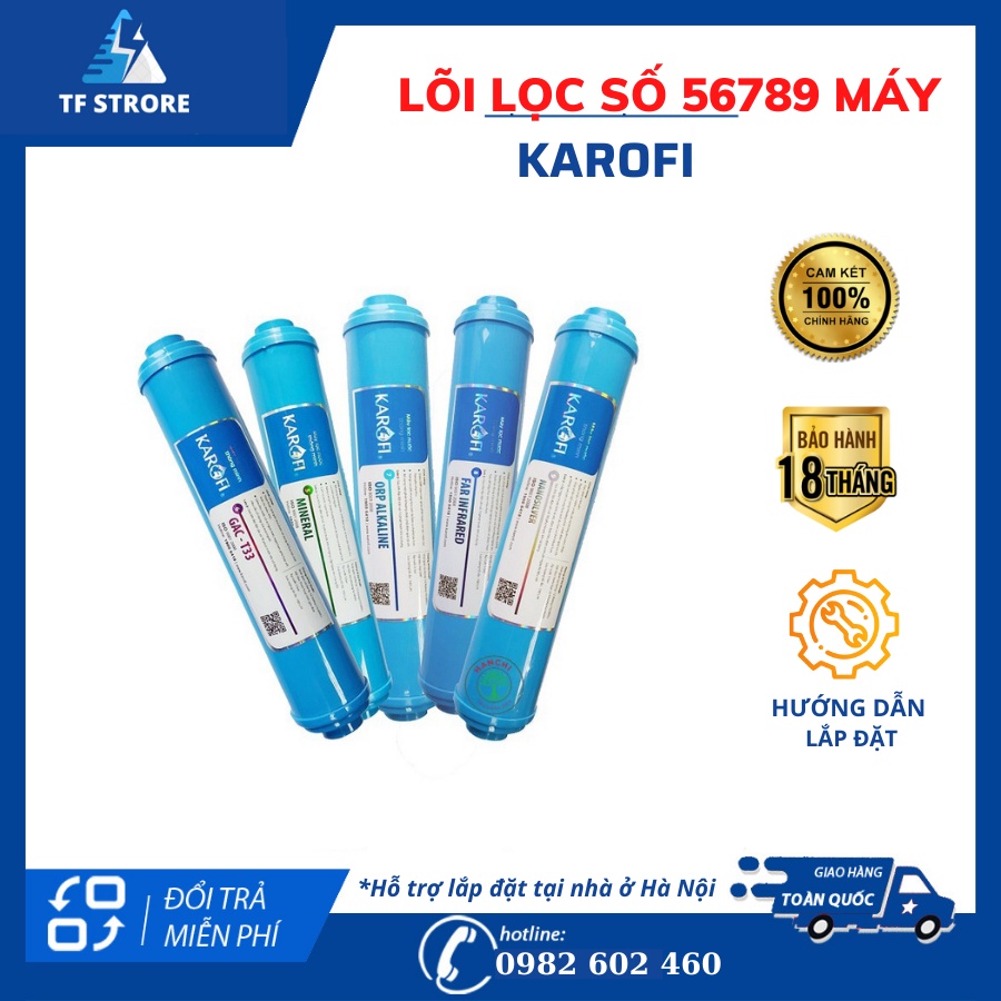 Lõi Số 56789 Máy Lọc Nước Karofi - Hàng Chính Hãng Có Bảo Hành