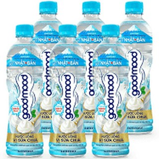 Lốc 6 chai Nước Good Mood vị sữa chua 455ml
