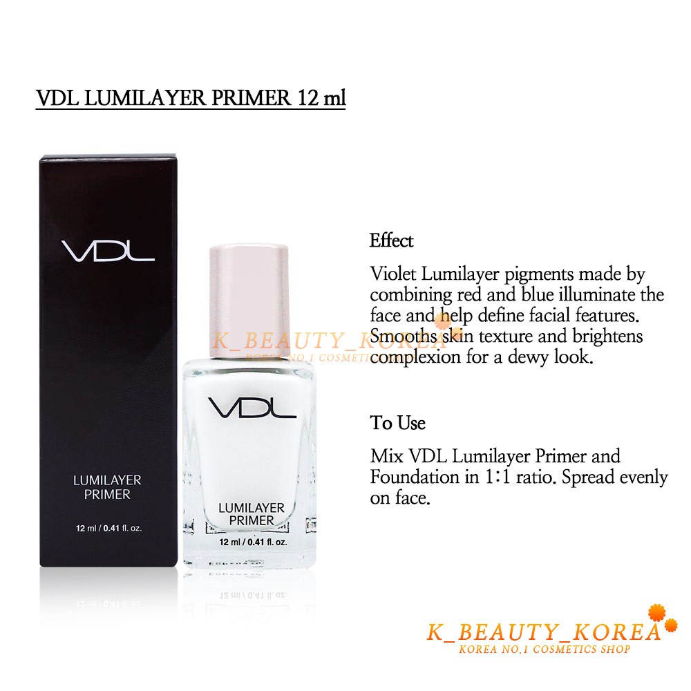 VDL (Hàng Mới Về) Kem Lót Trang Điểm Dung Tích 12ml Tiện Dụng Chất Lượng Cao | BigBuy360 - bigbuy360.vn