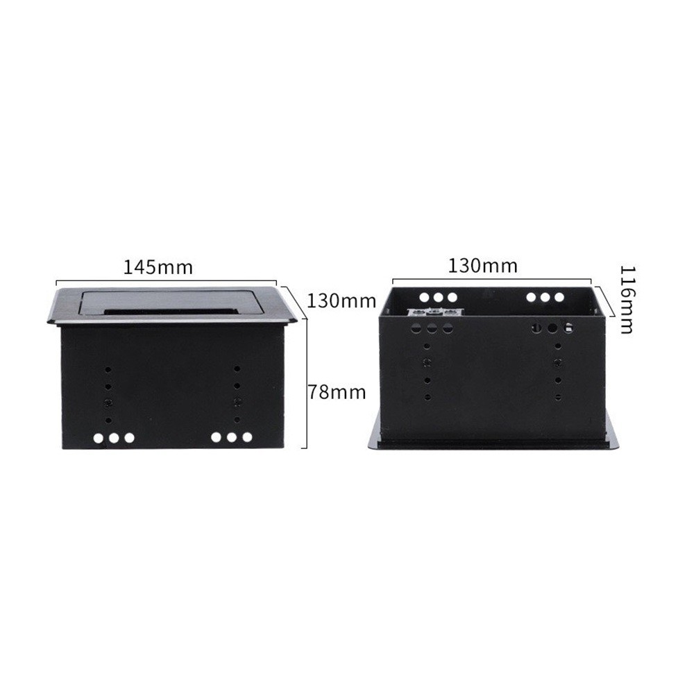 Ổ điện âm bàn với ổ cắm đa năng và lỗ chờ tùy biến LG tech LG-L0261B
