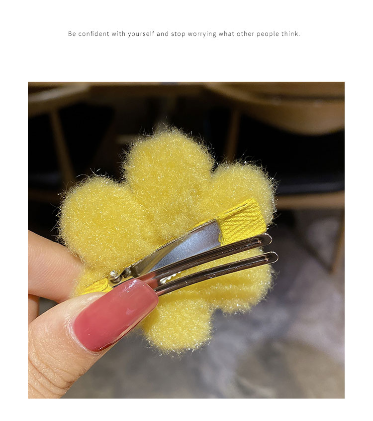 Bộ kẹp tóc vải lông xù dễ thương với nhiều loại tùy chọn