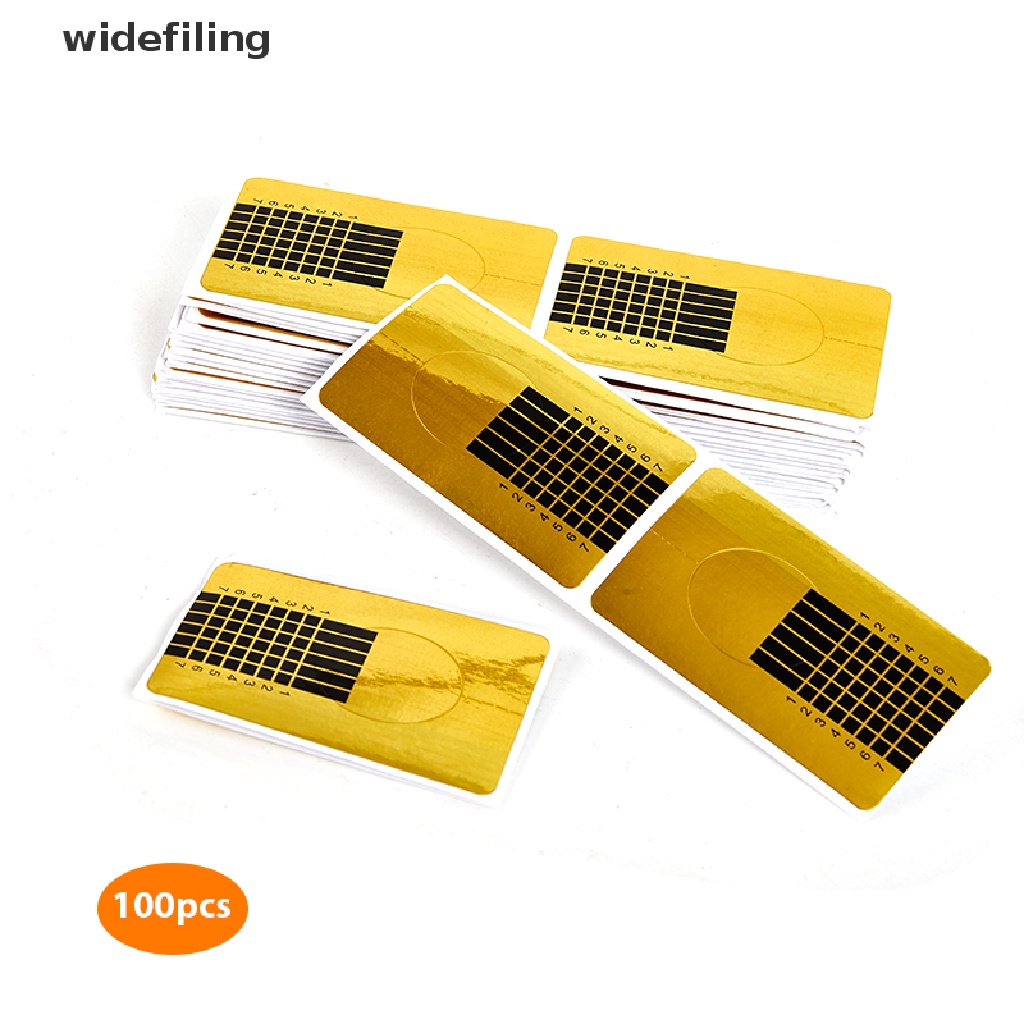 Set 100 miếng dán hỗ trợ nối dài móng tay tiện dụng<br>