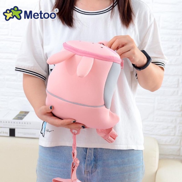 Balo 3D METOO đi học đi chơi cho bé mẫu giáo - Ba lô hình thú dễ thương