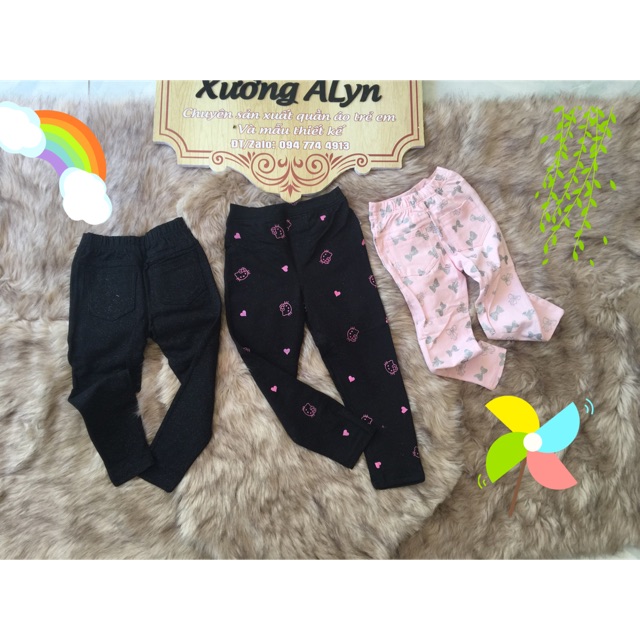 🎀Quần leaging giả rin cho bé,hàng da cá ,ôm body