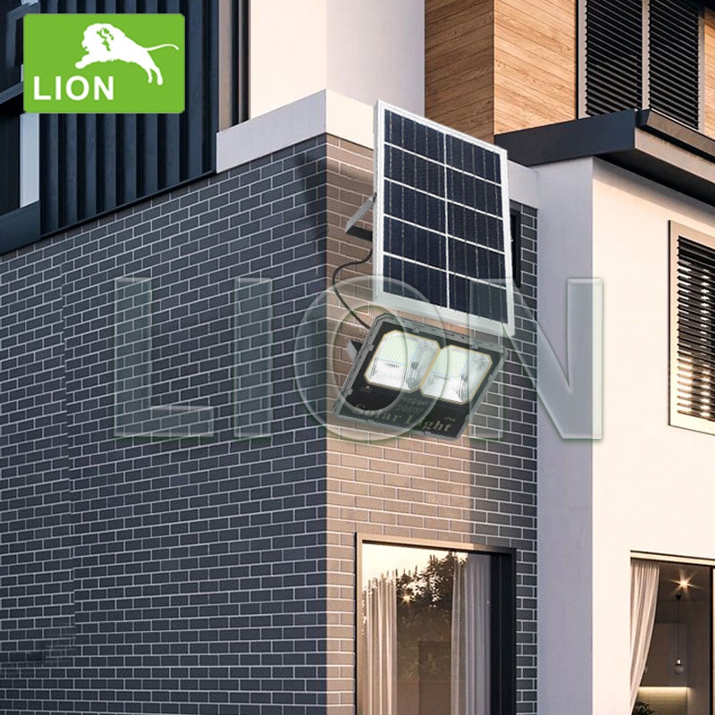 Đèn Pha Năng Lượng Mặt Trời 2 MẮT - 100W, 200W, 300W - Ngoài trời có chống nước IP66 - Giá xưởng