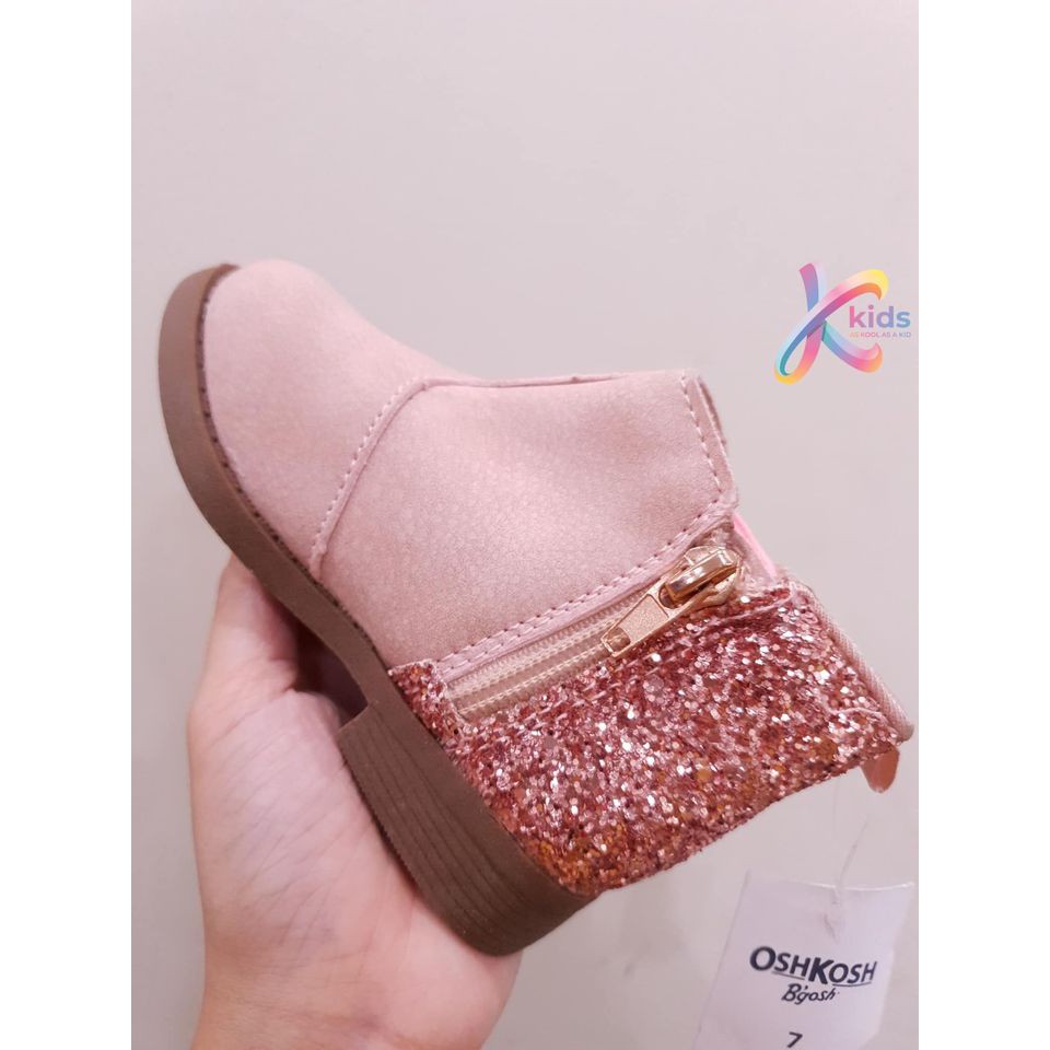 Boot OSHKOSH nhũ hồng