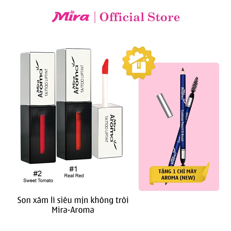 Son Xăm Siêu Lì Siêu Mịn Không Trôi Aroma Tattoo Liptint C368 Hàn Quốc
