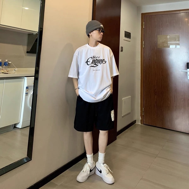 ÁO THUN TAY LỠ COTTON FORM UNISEX NAM NỮ (kèm hình chụp thật)