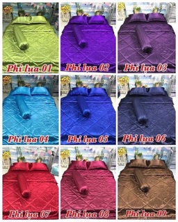 (Full mền) drap phi lụa cao cấp