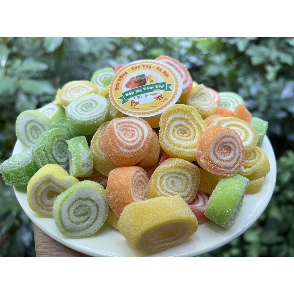 500GR KẸO DẺO XOẮN THÁI LAN CHUA NGỌT SIÊU NGON