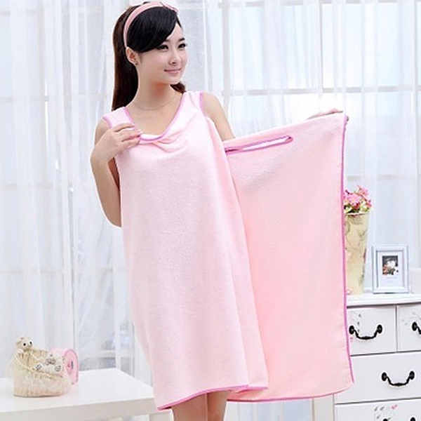 1 Khăn Tắm Quấn Sợi Nhỏ Siêu Thấm Hút Nhanh Khô