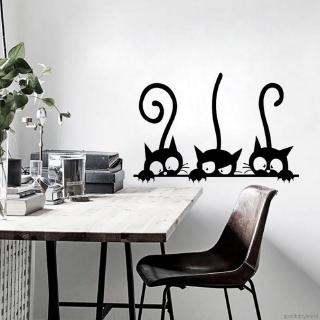 Decal Dán Tường Hình Mèo Dễ Thương