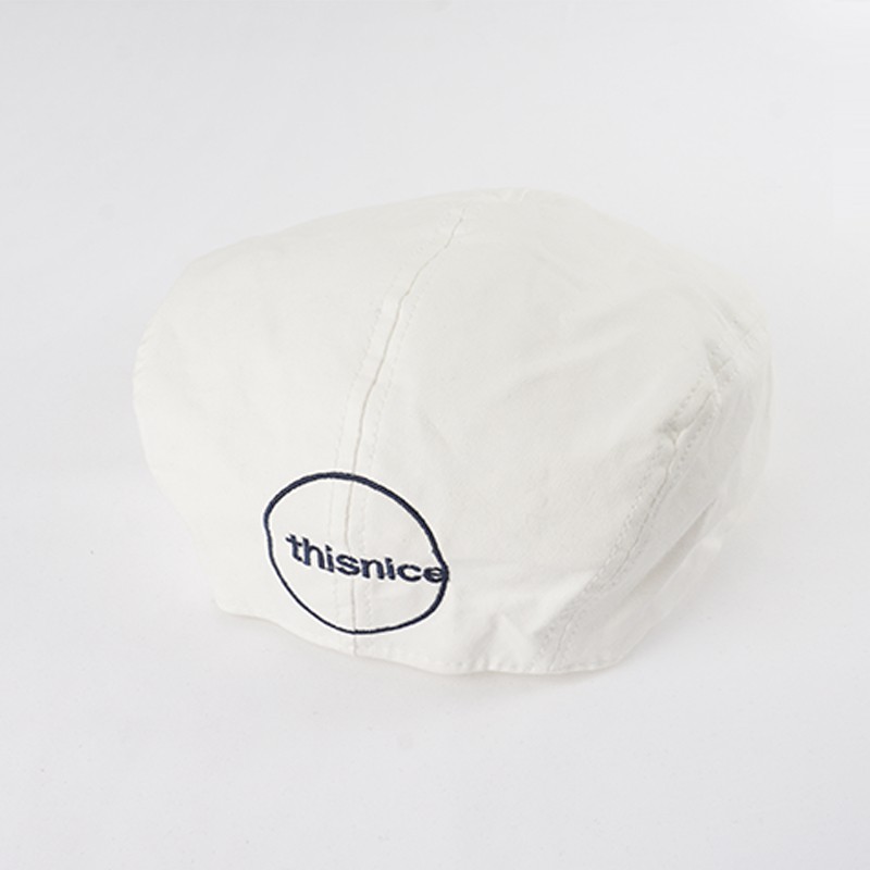 Mũ Beret Mỏng Màu Trơn Phong Cách Thời Trang Đường Phố Nhật Bản