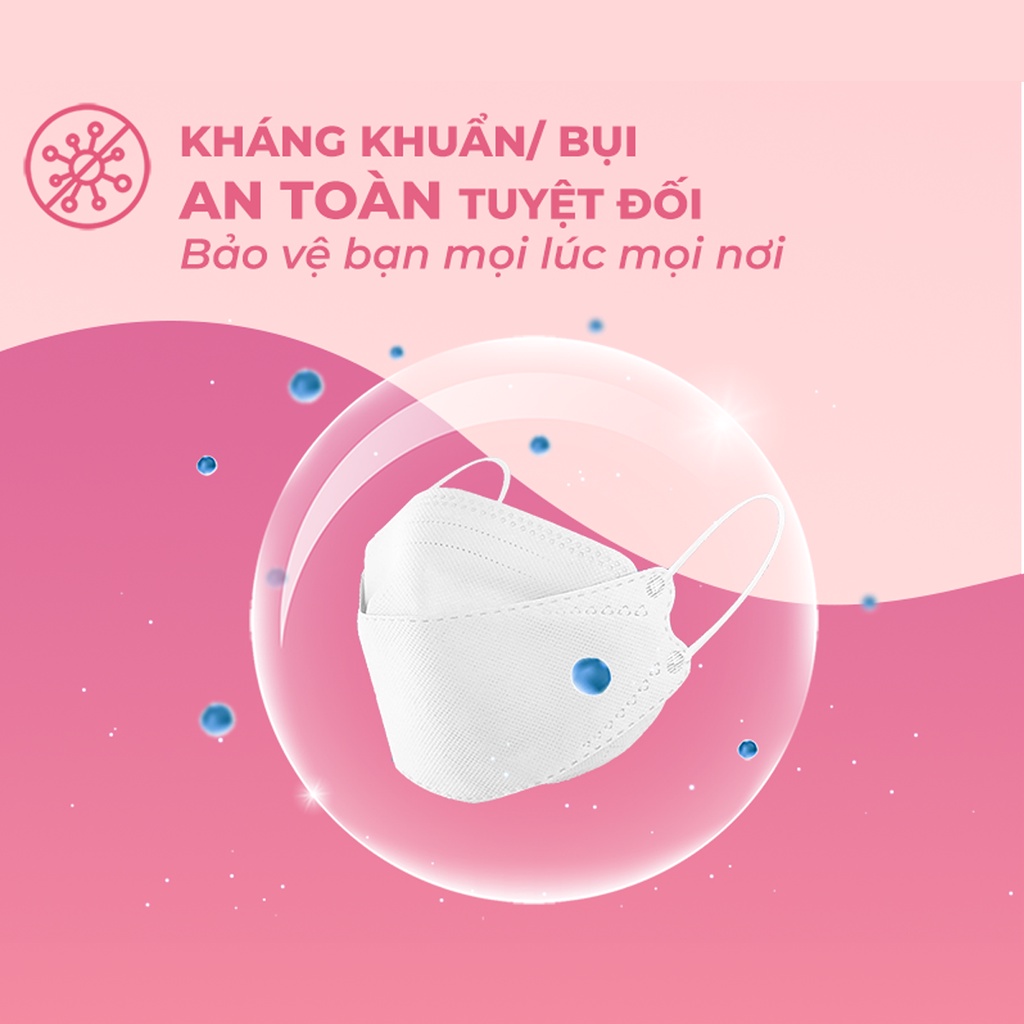 Khẩu trang 4 lớp Blamor màu đen thời trang B011 đen