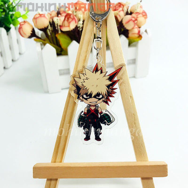 [CÓ QUÀ] Móc khoá My hero academia học viện siêu anh hùng Midoriya Izuku Bakugo Katsuki Todoroki Shoto All Might Acrylic