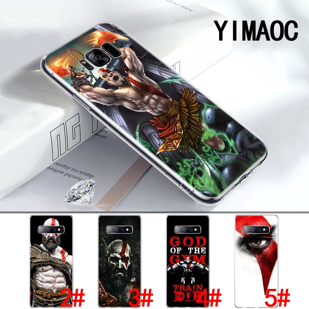 Ốp điện thoại TPU mềm họa tiết God Of War 4 184C cho Samsung S7 Edge S8 S9 S10 Plus S10E