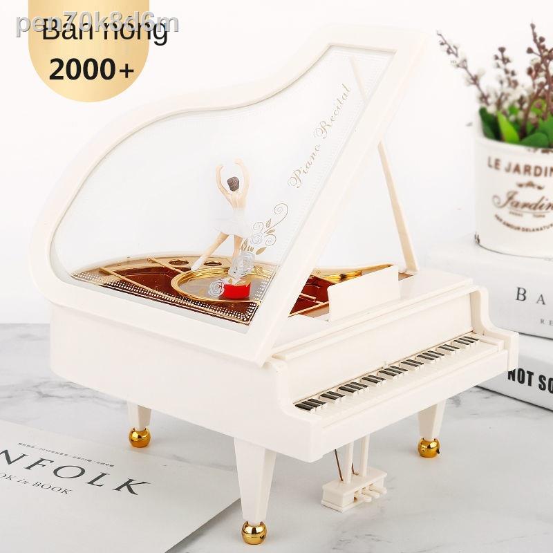 ☞Ngày thiếu nhi Quà tặng sinh nhật Hộp nhạc piano sáng tạo Trang trí Xoay Khiêu vũ Cô bé âm Món học