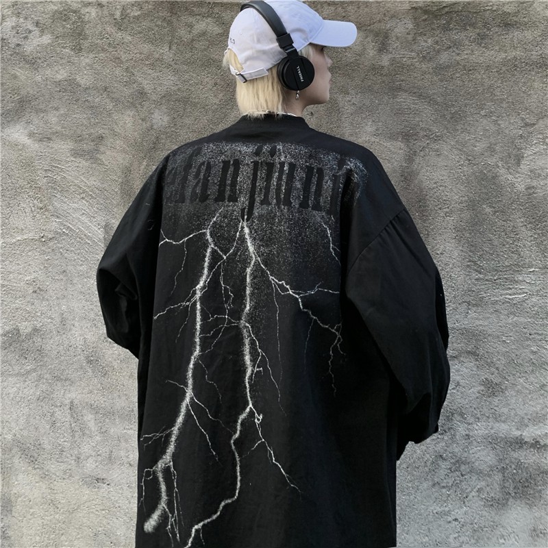 Jacket kaki sấm sét 2 túi
