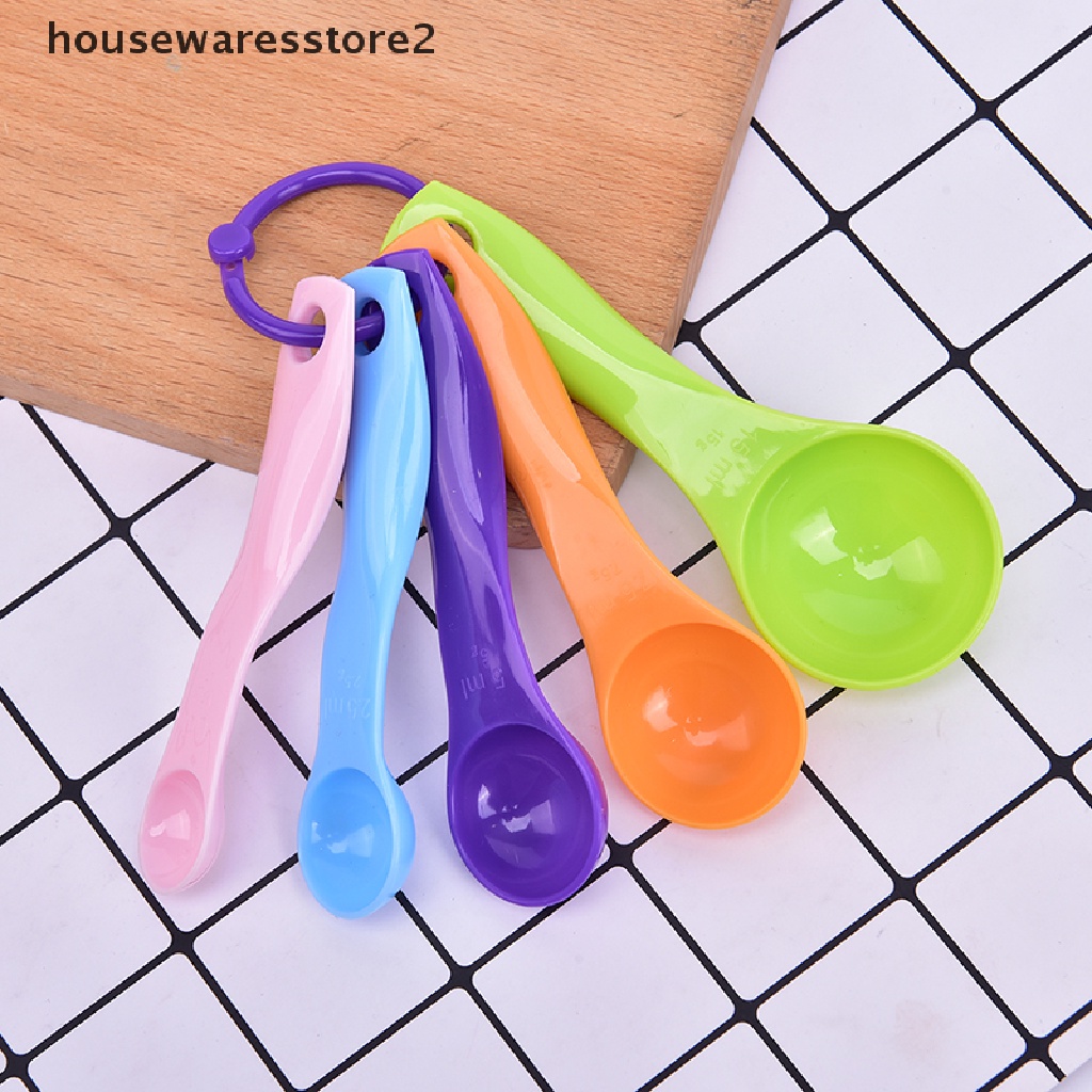 Set 2 Muỗng Nhựa Đo Lường Làm Bánh Tiện Dụng