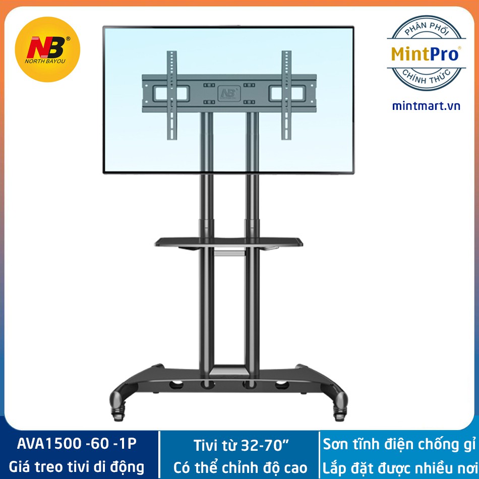 Giá treo tivi di động 32" - 65" NB NorthBayou AVA1500-60-1P